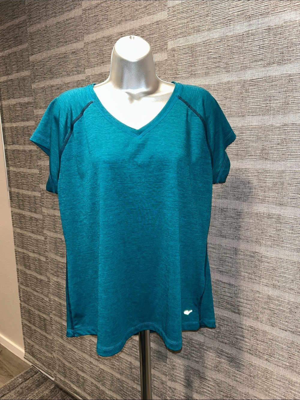 Everlast Teal V-Neck Short Sleeve Active Tee